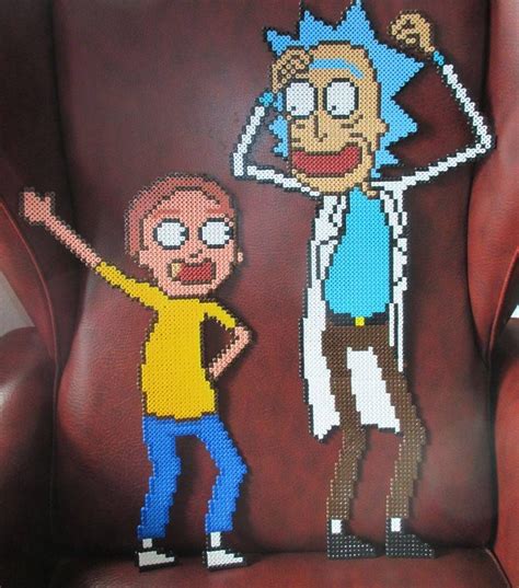 Rick And Morty Perler Beads By Markus Jansen Perler Bead Disney