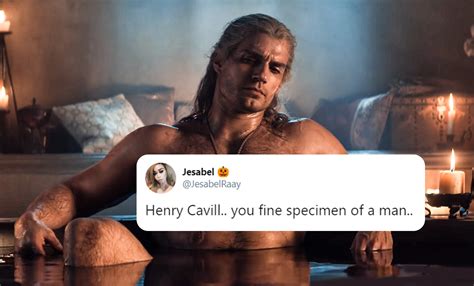 Henry Cavill Takes A Dip In A Bathtub In The Witcher Trailer And