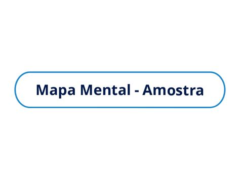 Mapa Mental Amostra Mind Map