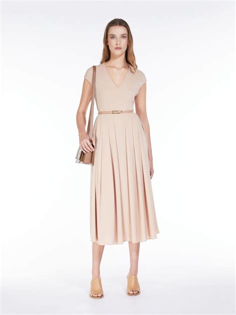 Max Mara Cady Belted Dress Shopstyle