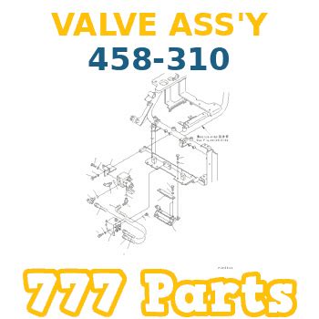 458 310 Komatsu VALVE ASS Y