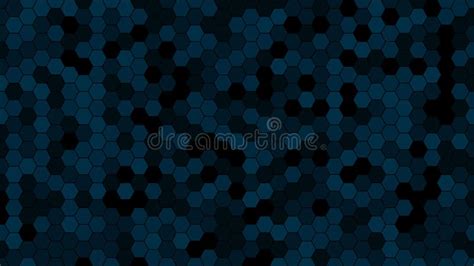 Blue Hexagonal Pattern Stock Vector Illustration Of Brochure 34996876