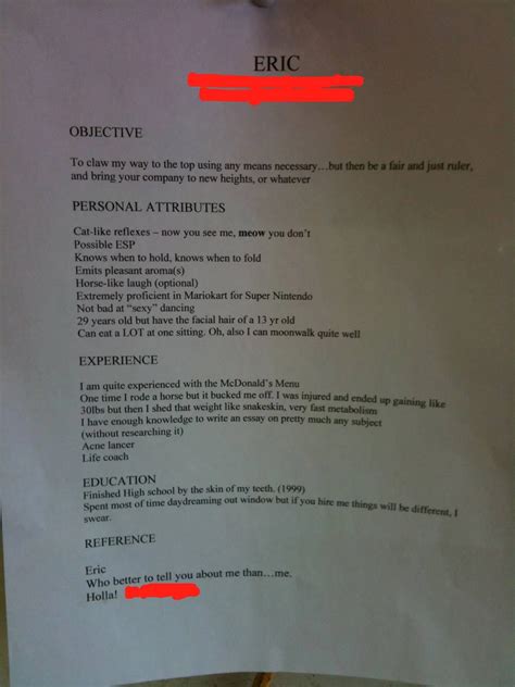 The 10 Worst Resumes The Employers Have Ever Seen