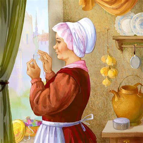 Штопальная игла андерсен рисунки к сказке