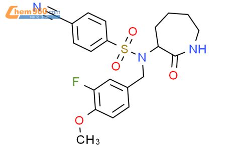 Benzenesulfonamide Cyano N Fluoro Methoxyphenyl