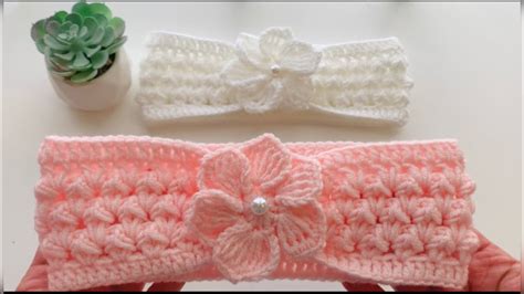 Diadema F Cil Tejida A Crochet Patr N De Crochet Youtube