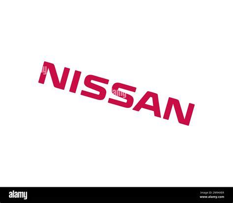 Nissan Motor Philippines Rotated Logo White Background B Stock Photo