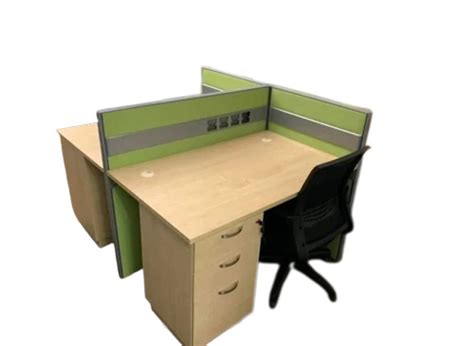 Moisture Proof Polished Wooden Modular Office Workstation At 5000 00