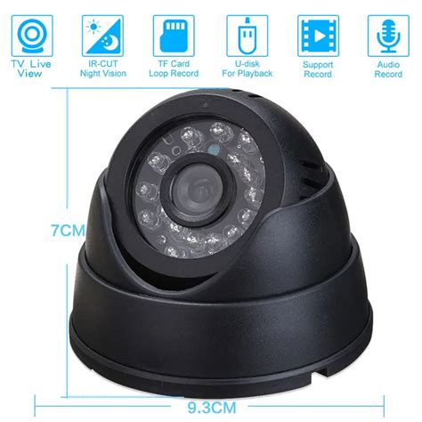 Home Security DVR Dome BNC Camera 4G 32G TF Card Slot Support Loop ...