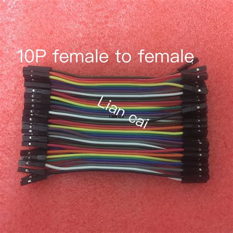 Pcs Lot Cm P Mm Dupont Cable Jumper Wire Dupont Line Female