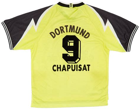 1995 96 Borussia Dortmund Home Shirt Chapuisat 9 7 10 XXL