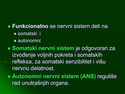 Centralni Nervni Sistem Ppt