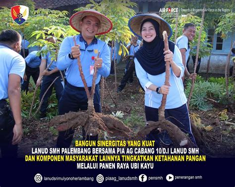 Bangun Sinergitas Yang Kuat Lanud Smh Palembang Dan Pia Ag Cabang D