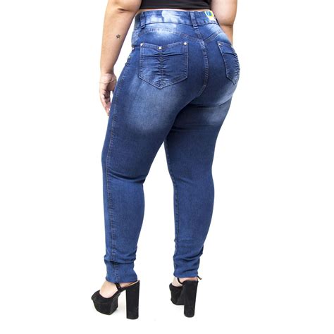 Cal A Jeans Plus Size Cintura Alta Cheris Thainah Ane Jeans Anos