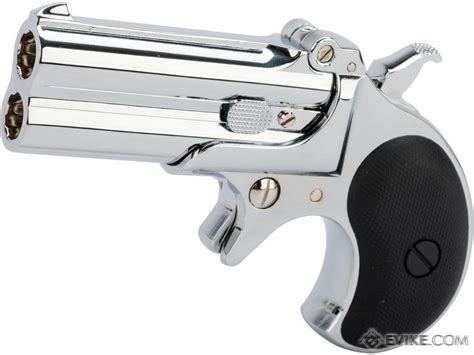 Maxtact Gas Powered Full Metal Derringer Airsoft Double Barrel Pistol