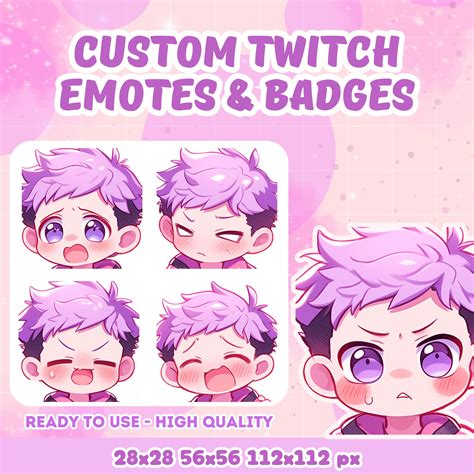 Custom Twitch Emotes Or Kick Emotes Twitch Emoji For Streamer Twitch Facebook Discord Cute