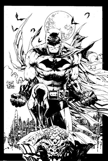 Tony Daniel Batman In Aric Shapiro S Tony Daniel Comic Art Gallery Room