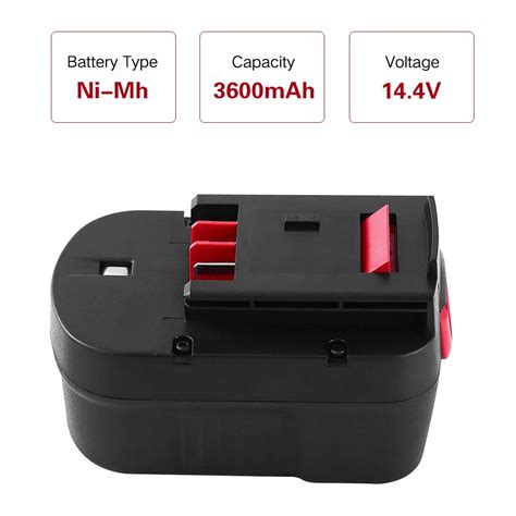 3600mah For Black And Decker 144v 144 Volt Battery Ni Mh Hpb14 Fsb14
