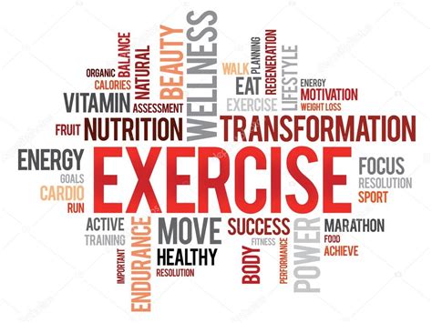 Exercise Word Cloud — Stock Vector © Dizanna 66827511