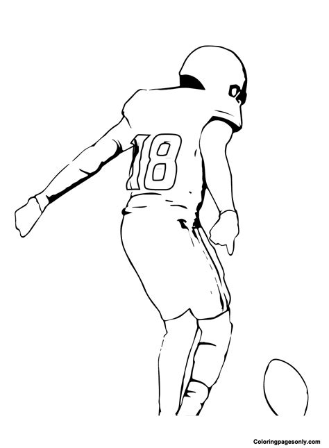 Justin Jefferson Coloring Pages Printable For Free Download