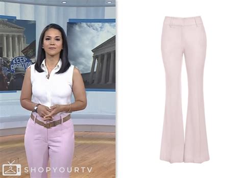 The Today Show June 2024 Laura Jarretts Blush Pink Flare Pants Shop Your Tv