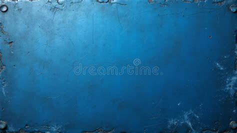 High Resolution Blue Metallic Texture Scratched Textured Metal