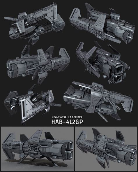 ArtStation - Space bomber concept