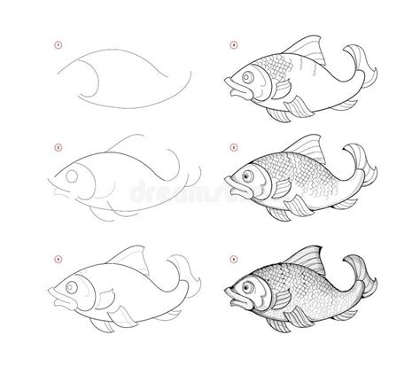 Fish Drawing Pencil Stock Illustrations – 3,125 Fish Drawing Pencil ...