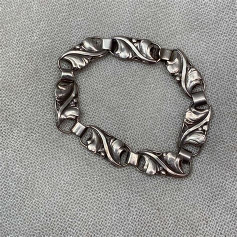 Vintage 830s Bracelet Silver Danish S