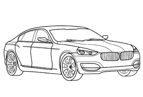 Carro BMW Elegante Para Colorir Imprimir E Desenhar Colorir Me