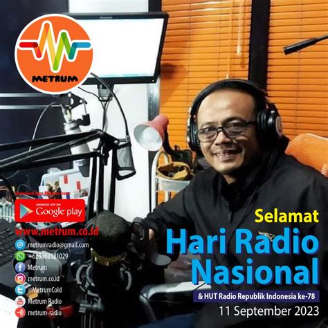 Selamat Hari Radio Nasional September Metrum