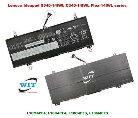 L18M4PF4 L18C4PF4 L18C4PF3 L18M4PF3 Laptop Battery For Lenovo Ideapad