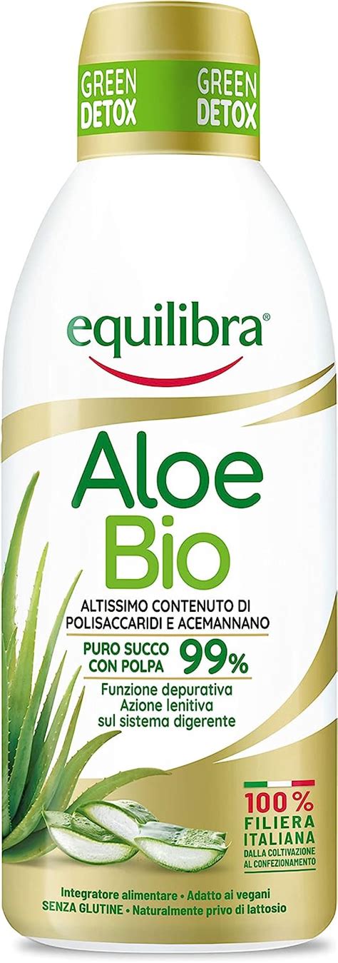 Equilibra Integratori Alimentari Aloe Bio Integratore Aloe Vera Puro