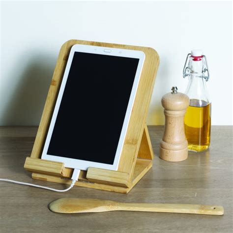 Bamboo Kitchen Tablet Stand Dunelm