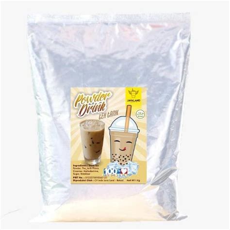 Jual Bubuk Minuman Bubble Powder Drink Teh Tarik 1kg JAVALAND Depok Di