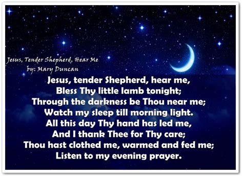 Jesus Tender Shepherd Hear Me Spiritual Songs Special Education