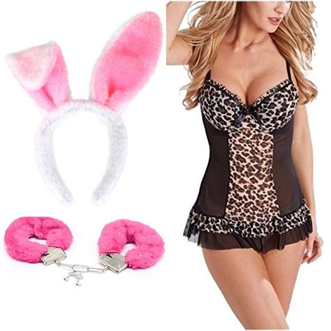Buy Combo Of Women Hot Sexy Lingerie Mini Babydoll Sleepwear Strap Lace Dress Leopard Lingerie