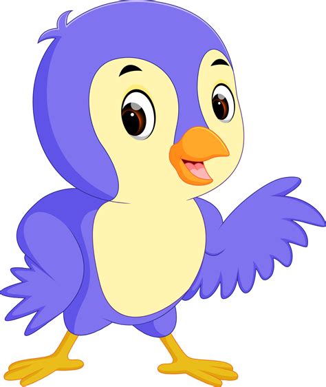 Cute bird cartoon 12850278 Vector Art at Vecteezy