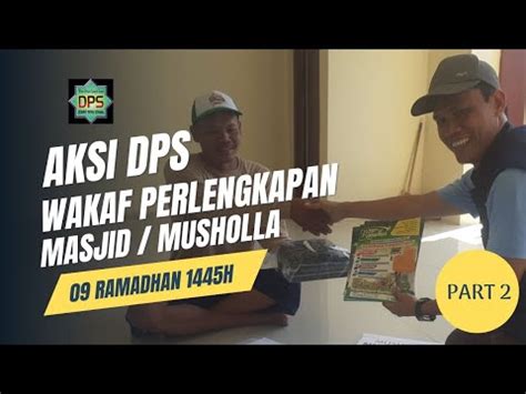 Aksi Dps Part Wakaf Perlengkapan Masjid Musholla Wakafkita Aksidps