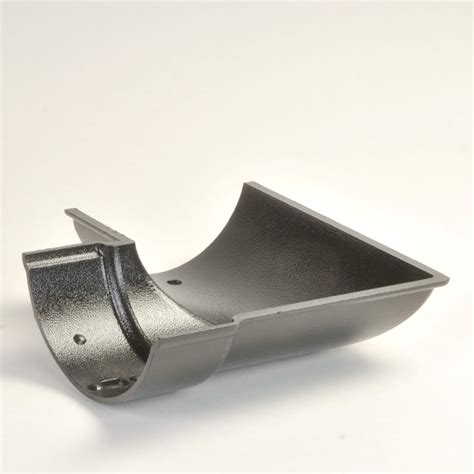 Mm Beaded Half Round Cast Aluminium Gutter Angle Internal Degrees