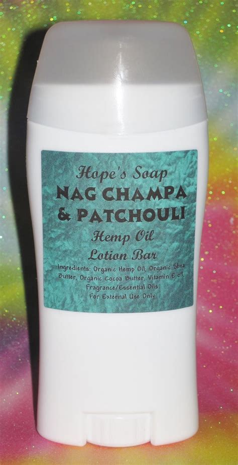 Nag Champa And Patchouli Hemp Oil Solid Lotion By Hopessoap