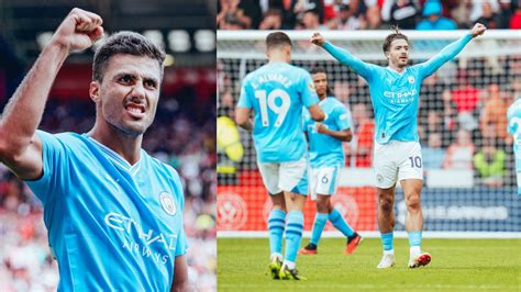 Rodri Scores Late Winner Against Sheffield United To Keep Manchester