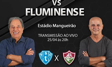 AO VIVO Fluminense x Paysandu Copa do Brasil 3ª fase Jogo de