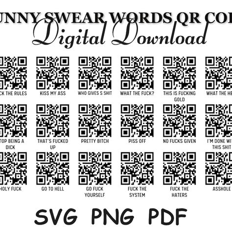 Funny Qr Codes to Scan - Etsy UK