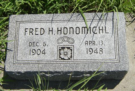 Frederick Henry Fred Honomichl Sr 1904 1948 Find a Grave äreminne