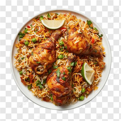 A Chicken Biryani Biryani Indian Cuisine Spiced Rice Png Transparent