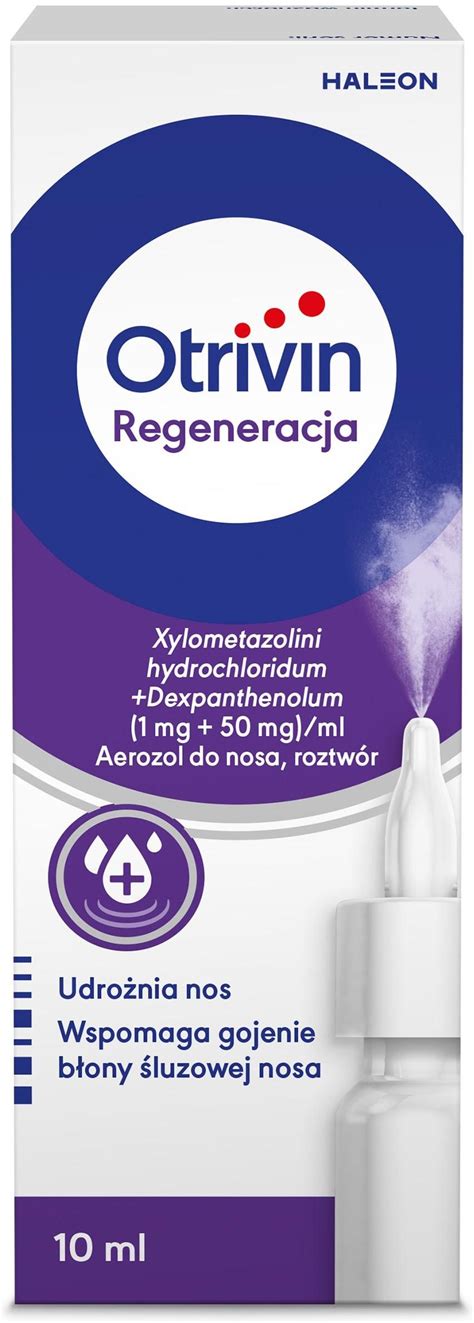 Otrivin 1mg 50mg Aerozol Do Nosa Regeneracja 10ml Opinie I Ceny Na