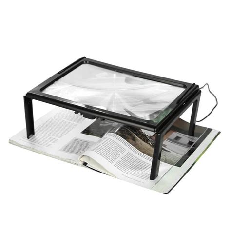 Loupe De Lecture Pleine Page Pliable Ultramince A Qiilu Avec Verre