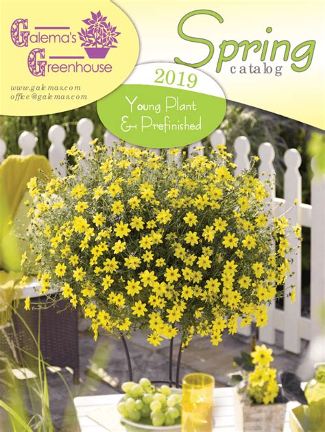 Fillable Online Galemas Greenhouse Lawn Garden Directory Fax Email