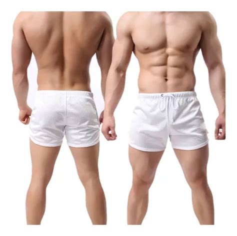 Gym Shorts Hombre Cortos Sexy De Moda Short Ejercicio Playa Meses Sin Intereses